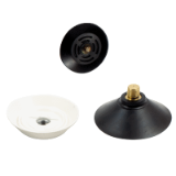 IM - Flat suction cups with vulcanized male support