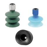 SFS - Bellows Suction Cups with Vulcanized Support