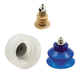 SM - Bellows Suction Cups with Vulcanized Support